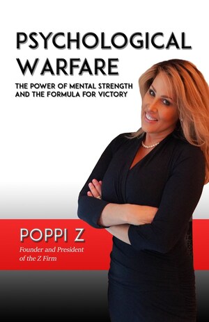 Poppi Z Melera Launching Entertaining and Energizing Self-Help Book Psychological Warfare: The Power of Mental Strength and the Formula for Victory Nov 21st