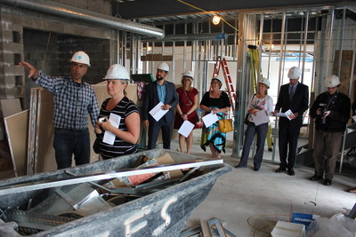 Photo of the Social Enterprise HUB under construction provided by the Saint John Community Loan Fund, an example of the kind of socially and environmentally- conscious financial innovation Canada wants to encourage with the Social Finance Fund. (CNW Group/McConnell Foundation)