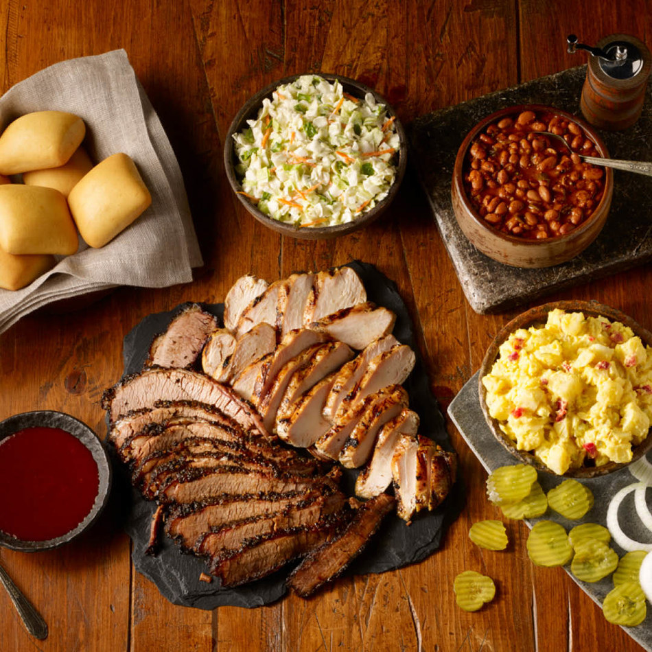 Stop by the New Waverly Dickey's for delicious, slow-smoked barbecue and savory side.