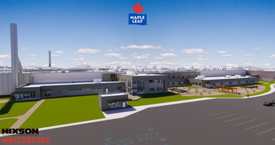 Architectural rendering of future Maple Leaf Foods poultry facility in London, Ontario. (CNW Group/Maple Leaf Foods Inc.)