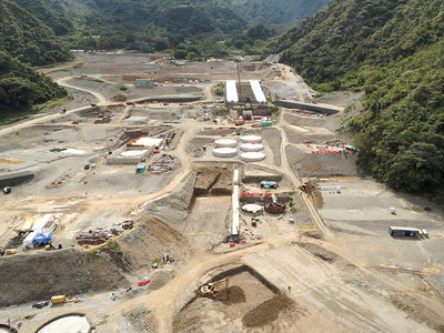 Photo 1: View looking south at main infrastructure area (CNW Group/Continental Gold Inc.)