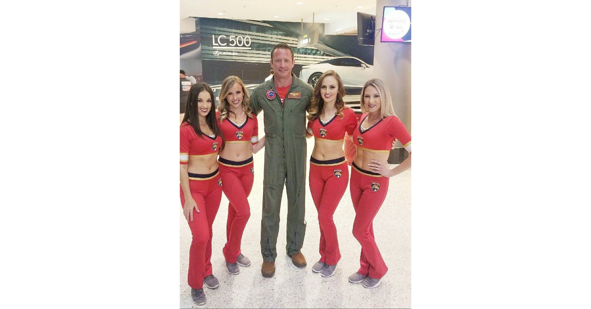 E. Matthew "Whiz" Buckley of Top Gun Options Honored as "Hero Among Us" at Florida Panthers Game