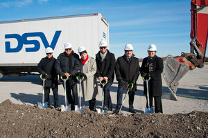 DSV Canada Breaks Ground on New 1.1 million square foot Facility in Milton, Ontario, scheduled to Open Fall 2019