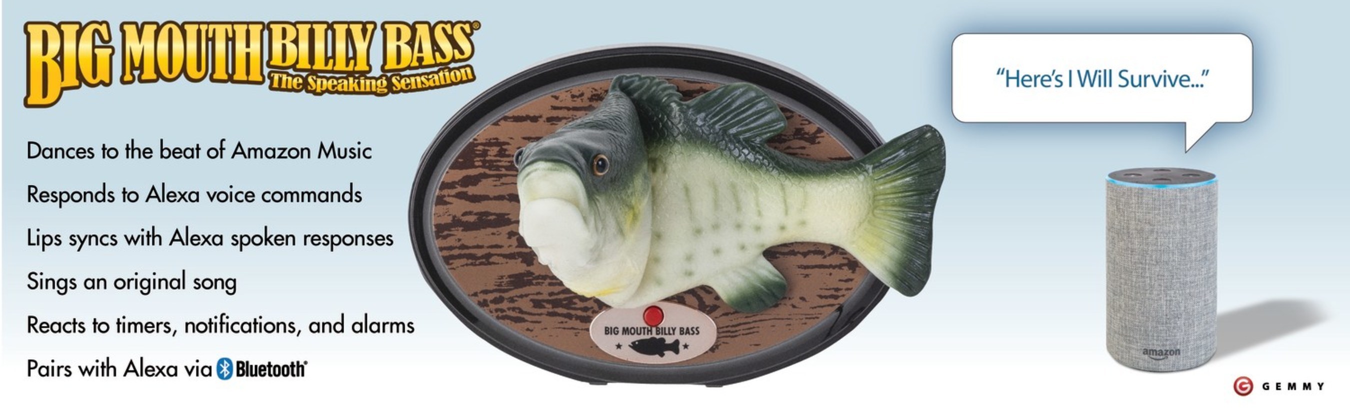 The Must Have Holiday Item For 2018 Alexa Compatible Big Mouth Billy Bass