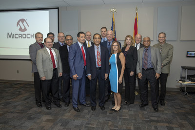 Rep. McSally joins Microchip Technology’s executive team for a ribbon-cutting ceremony at a new building at the company’s Chandler, Arizona headquarters. Rep. McSally joins Microchip Technology’s executive team for a ribbon-cutting ceremony at a new building at the company’s Chandler, Arizona headquarters.