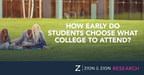 Zion &amp; Zion Study Reveals Timing of Students' College Attendance Considerations