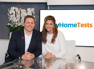 James York, Managing Director of Business Development for MyHomeTests and Kathy Ireland, Chair, CEO and Chief Designer of kiWW