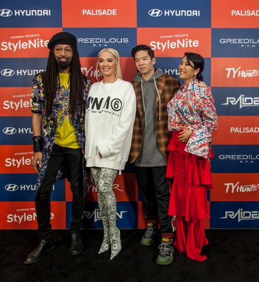 (From left) Ty Hunter, Erika Jayne, DJ Raiden, YounHee Park