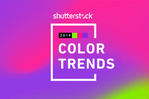 Shutterstock's 2019 Color Trends Identifies Fastest Growing Colors in Popularity Around the World