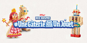 Offrez le bonheur des fêtes en cadeau ! Kellogg's Rice Krispies contribue à changer des gâteries en véritables jouets pour des enfants dans le besoin