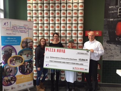 Pizza Nova Belleville raises $2044 for Big Brothers Big Sisters