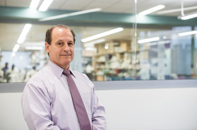 Russell Ware MD, director of Hematology at the Cincinnati Children’s Hospital Medical Center, was senior investigator on a multi-national clinical trial focused on improving health outcomes for children in sub-Saharan African who have sickle cell anemia. He is pictured in front of his research laboratory at Cincinnati Children's.