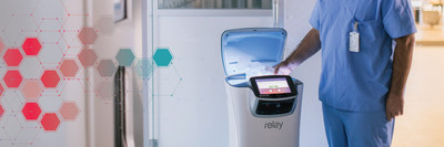 Relay robot optimizes medication delivery as the first autonomous service robot for use in front-of-house hospital, specialty center and health clinic environments