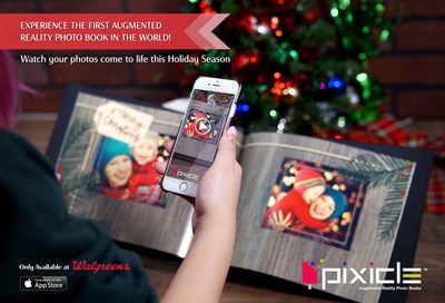 Pixicle - World's First Photobook to feature augmented reality (CNW Group/Pro Exp Media Inc.)