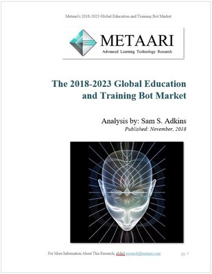 Cover of Metaari's New Global Education and Training Bot Market Report