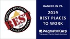 PagnatoKarp Named 2019 Best Places To Work In Virginia