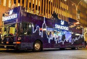 Celebrate The Season At The Swarovski Holiday Bus Located At New York City's Most Iconic Destinations