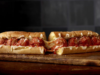 The New Subway® Ultimate Cheesy Garlic Bread provides a craveable, indulgent new twist on the classic Meatball Marinara (pictured) and Spicy Italian sandwiches. Available now through February 27th at participating U.S. restaurants.