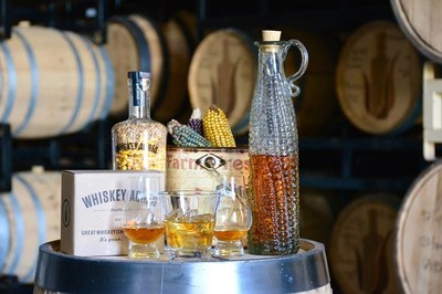 Photo Caption: Illinois corn fuels your holiday spirits in the form of locally grown and distilled whiskey, bourbon and vodka. Photo from Whiskey Acres.