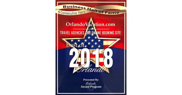 OrlandoVacation.com Wins Coveted 2018 Best Online Booking Site