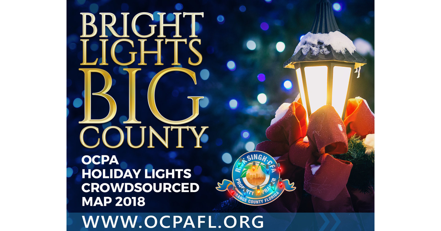 Orange County Property Appraiser Launches Crowdsourced Holiday Lights Map