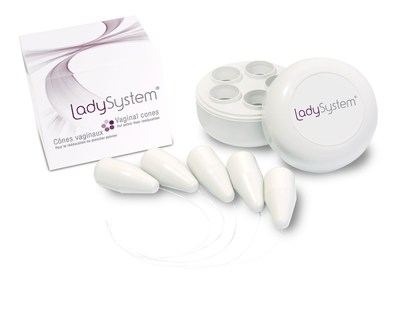 Cnes vaginaux LadySystem pour la rducation du plancher pelvien (Groupe CNW/Duchesnay inc.)