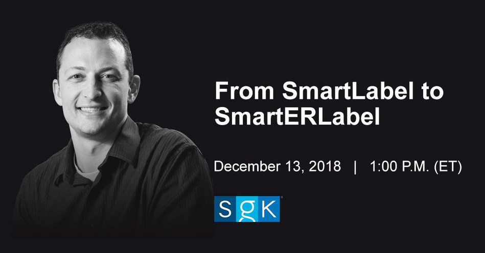 SGK BrandSquare Webinar "From SmartLabel to SmartERLabel"