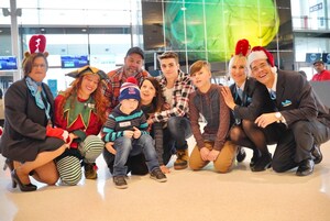 Even more magic at the 14th edition of the Air Transat's and Children's Wish Foundation's Flight with Santa Claus