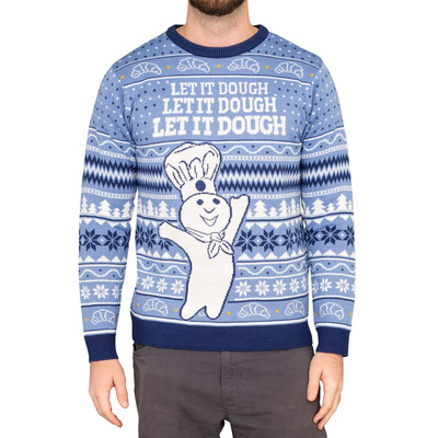 Pillsbury Debuts First-Ever Line Of Doughboy Ugly Christmas Sweaters To ...