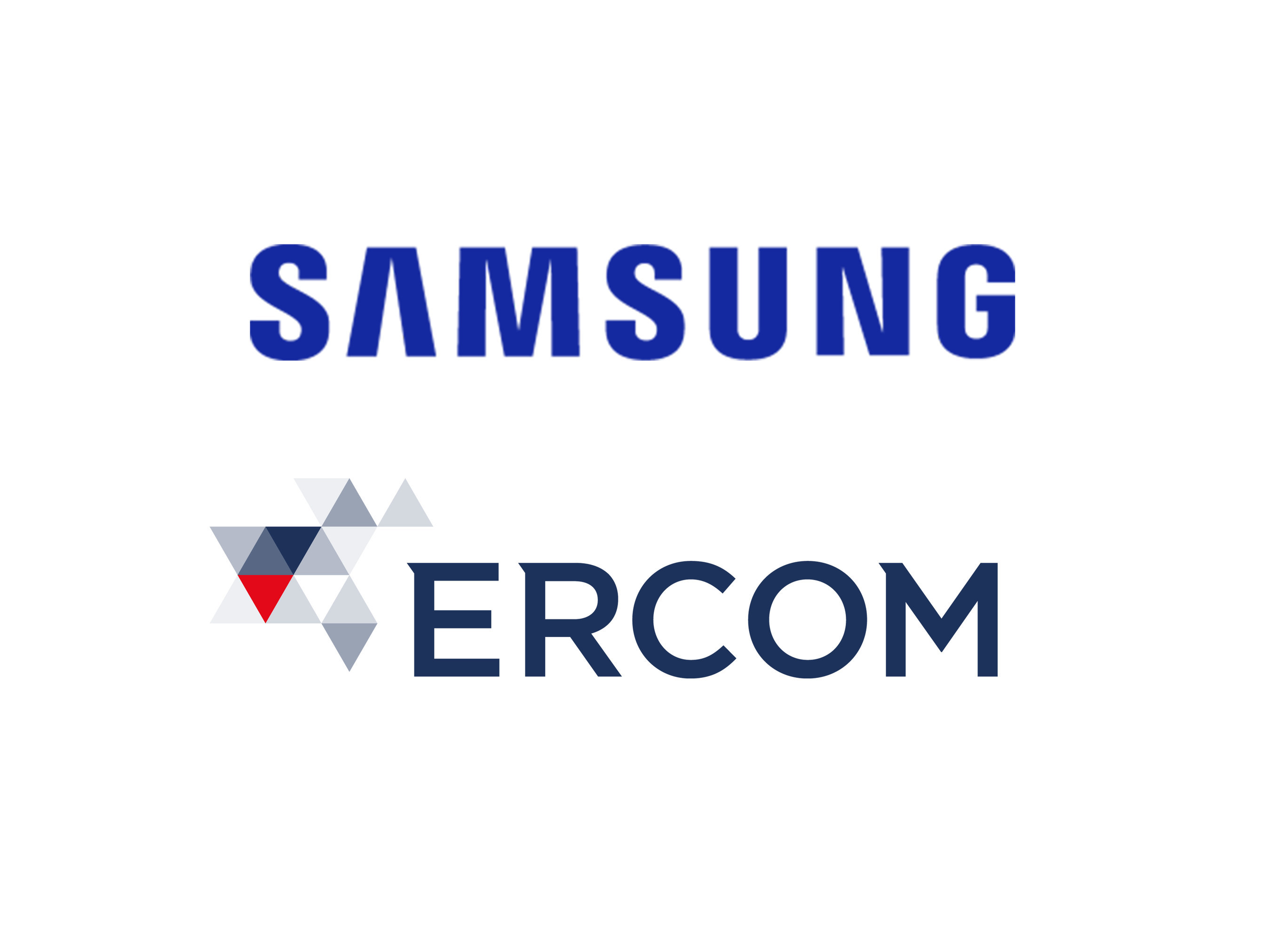 Samsung and Ercom logos