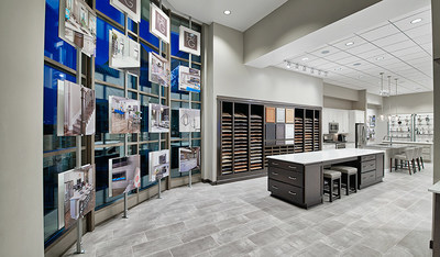 Richmond American's HG2 design center in Denver, CO, showcases hundreds of exciting options for homebuyers.