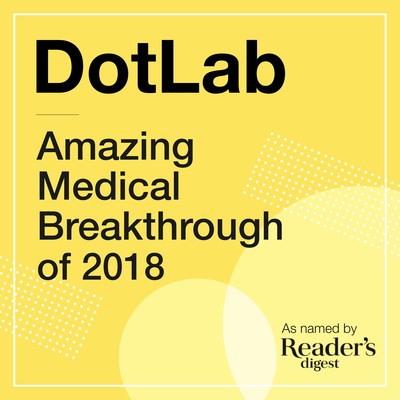 DotLab's non-invasive endometriosis test, DotEndo, named by Reader's Digest as an Amazing Medical Breakthrough of 2018