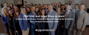 FORTUNE and Great Place to Work® Name New American Funding A Best Workplace for Diversity for Second Consecutive Year