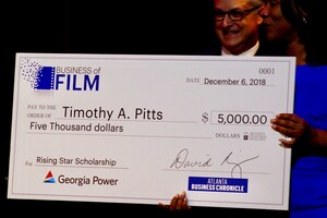 Georgia Power and the Atlanta Business Chronicle present new scholarship for outstanding film student