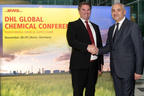 DHL and SGS signed a letter of intent to expand DHL’s existing global network of Flexitank solutions and create a lean system for such operations worldwideDHL and SGS signed a letter of intent to expand DHL’s existing global network of Flexitank solutions and create a lean system for such operations worldwide. (PRNewsfoto/DHL)