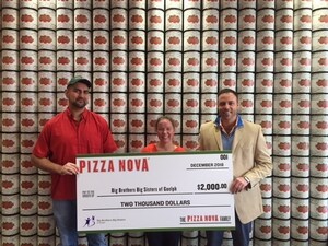 Pizza Nova Guelph Raises $2000 for Big Brothers Big Sisters