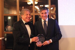 BBVA Microfinance Foundation, recipient of the Corporate Citizen of the Americas 2018 award from the Organization of American States