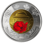 The Royal Canadian Mint invites the public to trade their change for the new 100th anniversary of the Armistice commemorative circulation coin