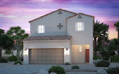 Oak Creek's Residence 1735 is a charming two-story home, offering over 1,700 sq. ft, with 3 bedrooms, 2.5 baths, and a 2-car garage.