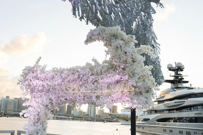 Four Seasons Pop Down Miami took place on board KISMET, a custom designed superyacht, against the backdrop of the city's annual celebration of art.