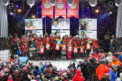 The organizers of Tremblant's 24h are very proud to announce that the 18th edition of its charity fundraiser has reached new heights. Not only did a record number of people sign up to participate ? in all, 3,524 who came to ski, walk or run for 24 hours ? but also, for the 18th consecutive year, the event shattered its previous records with a donation total of $4,067,291 for children's causes. (CNW Group/24h Tremblant)