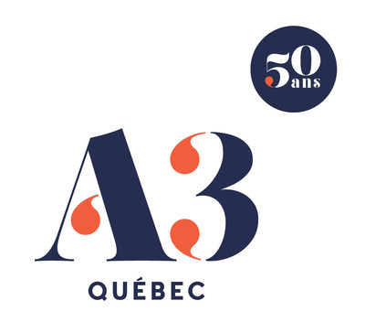 Logo: A3 Québec (CNW Group/Association québécoise des agences de vins, bières et spiritueux (AQAVBS))