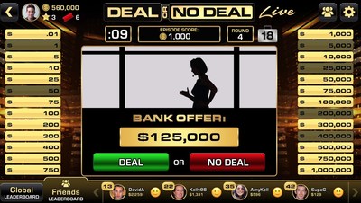 "Deal Or No Deal Live," The Game Show’s First Live Play-Along App, Available Now for Free on iOS and Android. "Deal Or No Deal" airs Wednesdays on CNBC.
