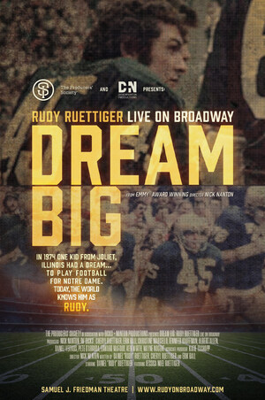 Daniel "Rudy" Ruettiger  to Star in One-Night Only Broadway Show at The Samuel J. Friedman Theatre