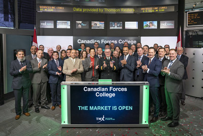 Canadian Forces College Opens the Market (CNW Group/TMX Group Limited)