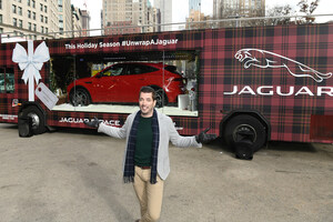 Jaguar And HGTV's Jonathan Scott Unveil First Ever Mobile Holiday Window In Celebration Of The Season