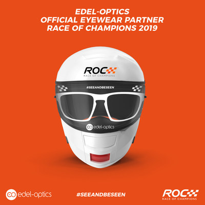 Online Optician Edel-Optics is official eyewear partner of the Race of Champions 2019 in Mexico, Fotocredit: Edel-Optics/Race Of Champions (PRNewsfoto/Edel-Optics)