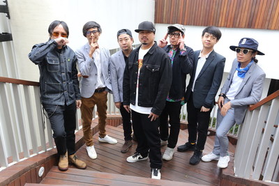 The artists contributing to ‘Beautiful Bangkok’ (from left to right): P7 (Janewit Limthamrong), Bonus TMC (Akkaraphon Monthathong), Tikkywow (Pichet Rujivararat), TRK (Teerayut Puchpen), Pai Lactobacillus (Thana Saengsorn), Keep Your Eyes On, Mue Bon (Danaiphat Lersputtitrakan).