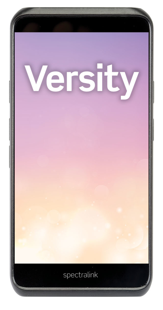 Purpose-built for enterprises, Versity features best in class voice quality and data capabilities that support and enhance mission-critical workflows in a variety of industries. Versity smartphones provide workers with a powerful communication tool that facilitates real-time collaboration, faster decision making and quicker customer responses. Based on the Android™ platform, Versity also provides easy access to applications and resources that enable all employees to do their jobs better. (PRNewsfoto/Spectralink)