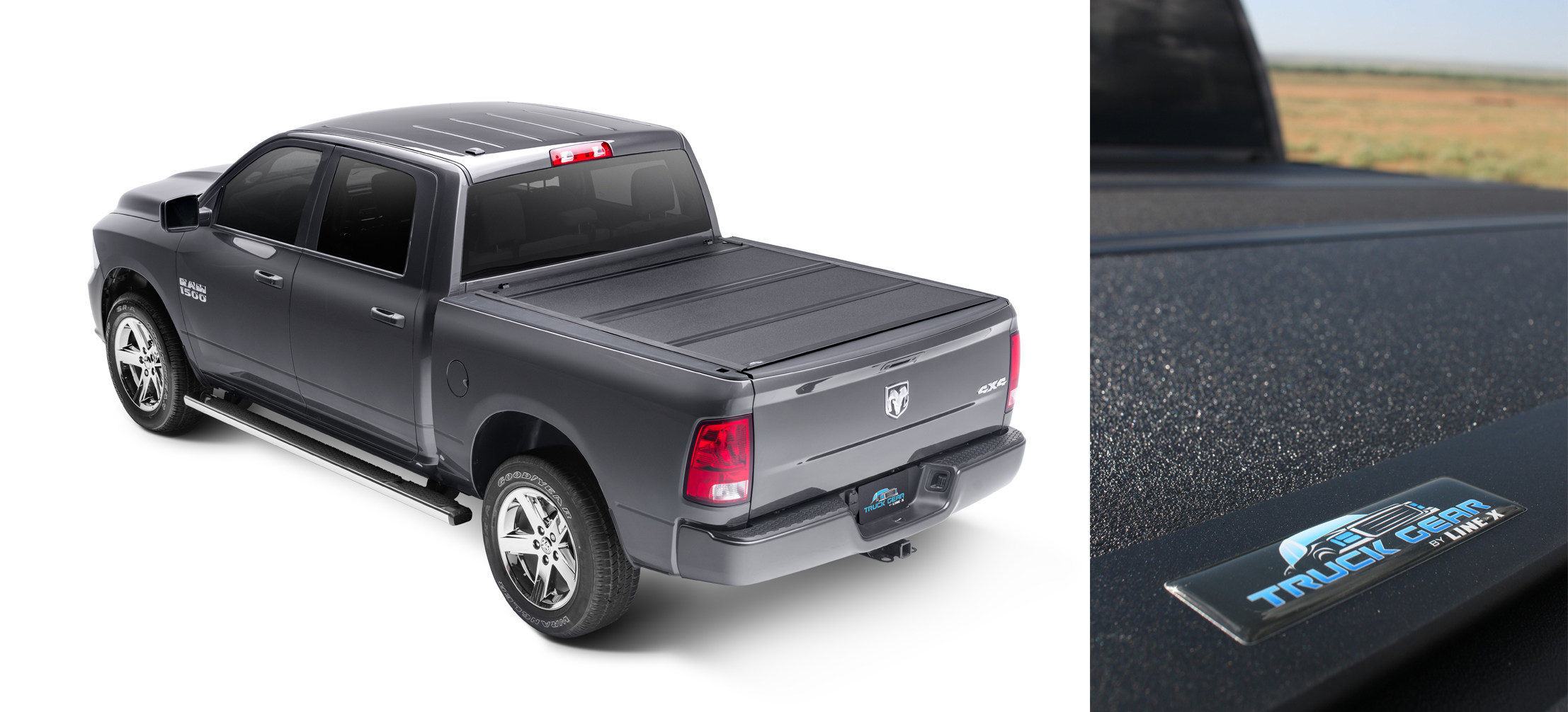 Truck Gear By Line X Reveals All New Lxp Hard Folding Tonneau Cover Armored In Extreme Protective Coating